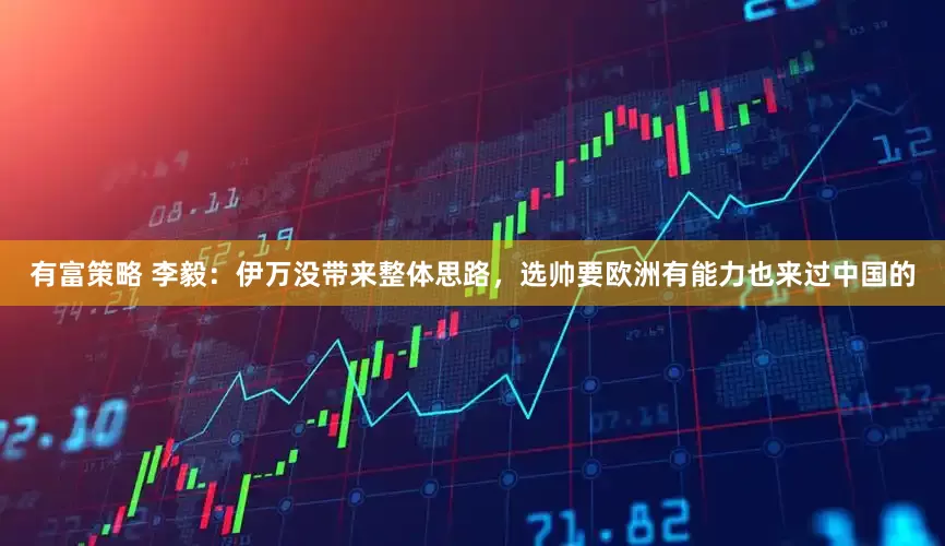 有富策略 李毅：伊万没带来整体思路，选帅要欧洲有能力也来过中国的